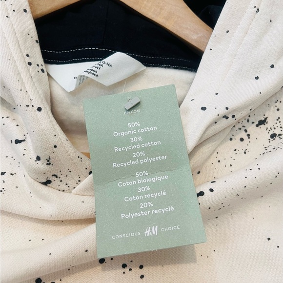 NWT H&M fleece lined hoodie size US 16/18 - Picture 8 of 9